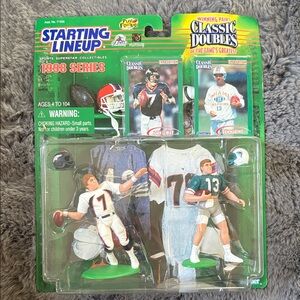 Starting Lineup 1998 Series Classic Doubles John Elway & Dan Marino